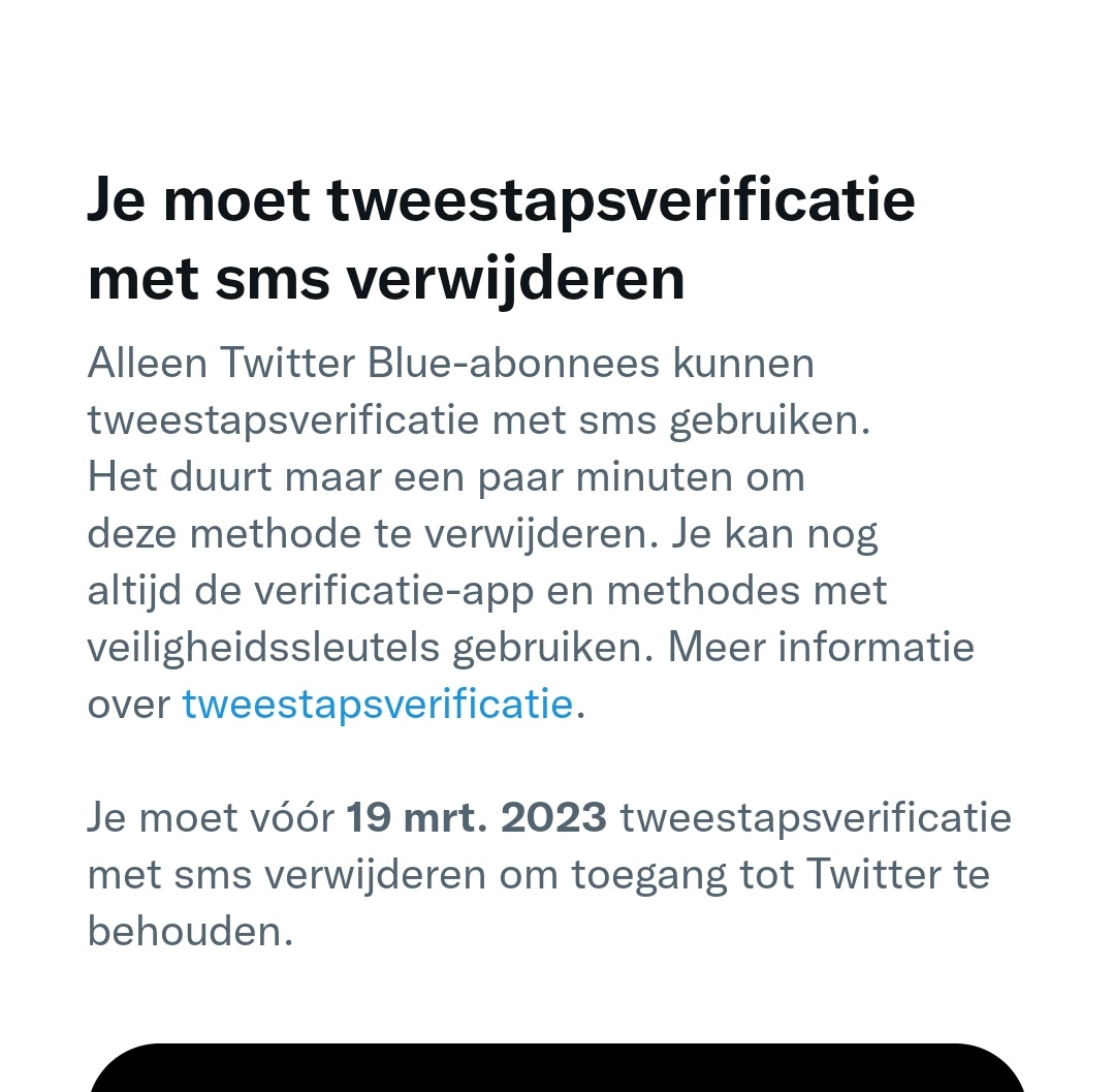 Sleepfucker's tweet photo. You finally fucked it up for good @elonmusk #asshole 

I'm gone. 

#byebye
#tweestapsverificatie #TwoFactorAuthentication https://t.co/EBXbur6SAi