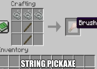 NoU37548413's tweet photo. @Minecraft Excited For Archeology https://t.co/KMuD5mRCFj
