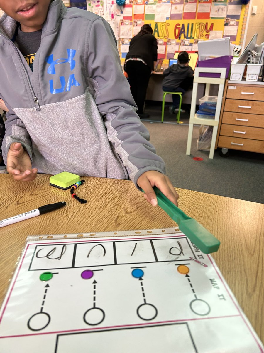 First grade fun understanding magnitude in math. Also, small groups loved segmenting blend words sound by sound…then “zapping” the word with their magnetic wands as they read! #SharingOurStory #CRESCulture <a href="/centreridgees/">Centre Ridge Rams</a>
