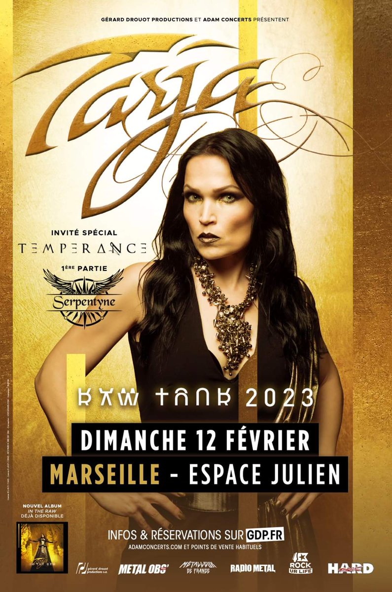 JulieGazzoti's tweet photo. [CONCERT] Mon 2ème concert de l'année c'était dimanche dernier à l'@espace_julien pour immortaliser - ENFIN - la date tant attendue de Tarja Turunen, après 3 ans de report.

Le live report et les photos seront à retrouver sur @concertandcocom 🔥

Un grand merci à #AdamConcert 👊 https://t.co/oQ2jwzO7DD