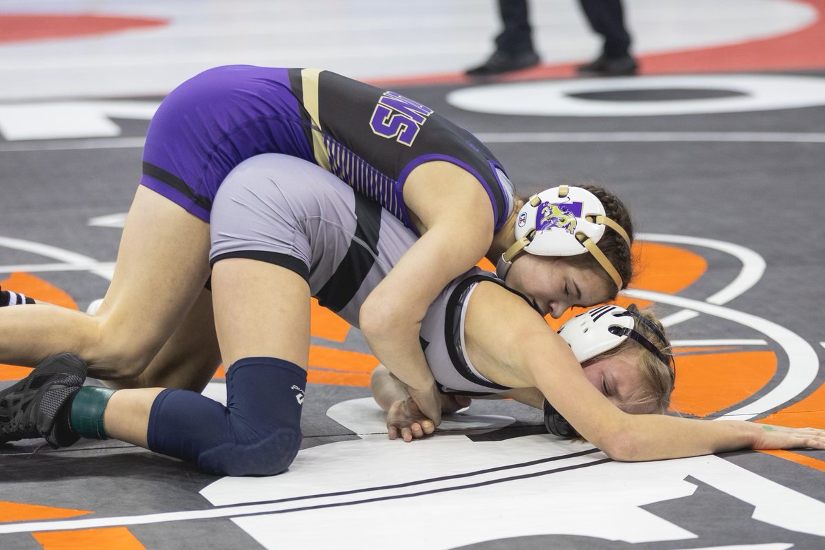 Congratulations to Payton Thiele! She finishes her sophomore season as the 3rd place medalist at the state championships. Her final record is 52-1. Great job Payten. We are proud of you! #LouisvilleLions #PurplePride #CementCity 

📸 - Brandon Mowinkel