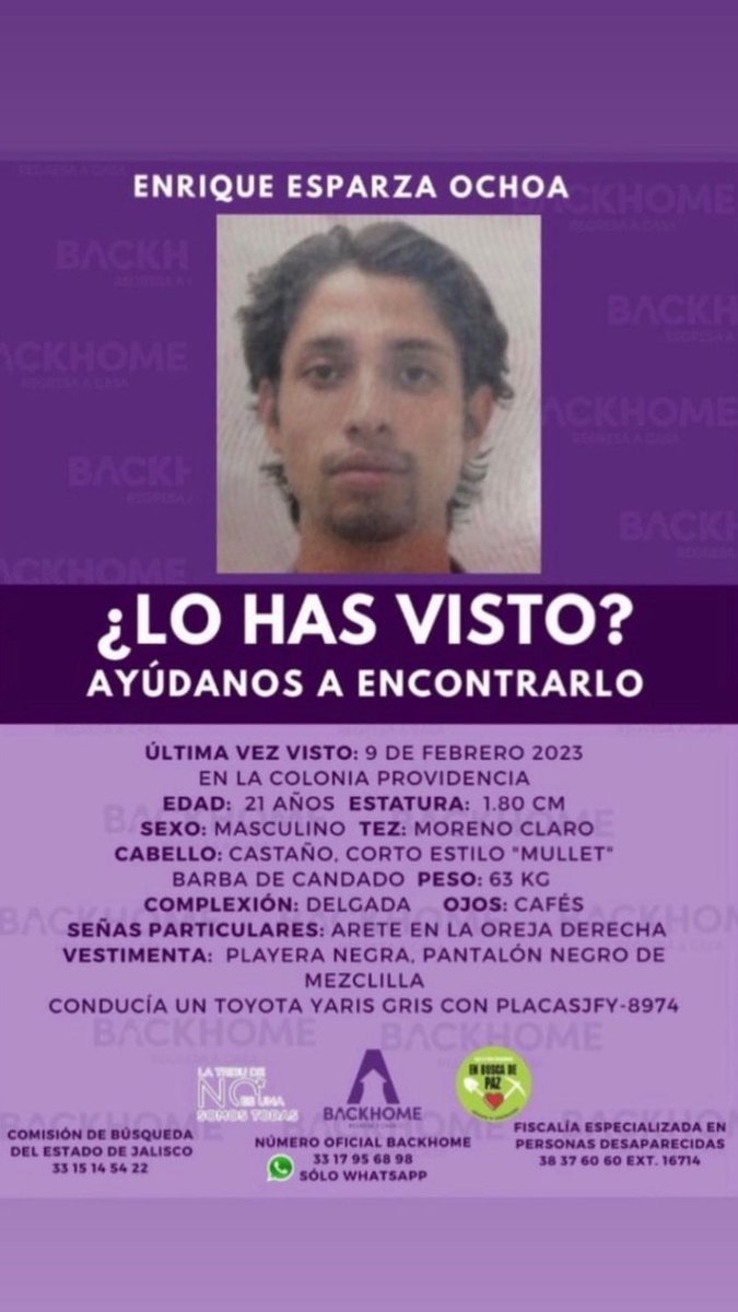 jimenamaldonad5's tweet photo. RT⚠️!!! no paremos hasta encontrarlo ! 
#hastaencontrartekike 🙏🤍
@EnriqueAlfaroR @PabloLemusN @GuadalajaraGob @ZapopanGob https://t.co/NRC4fACyza
