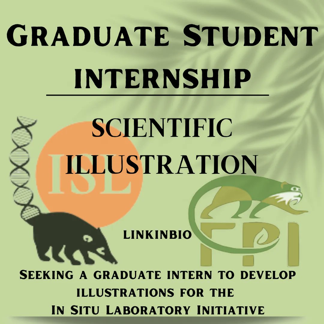 Are you an actively enrolled #graduatestudent in #scientificillustrations with experience in #graphicdesign & #dataillustration? We are looking for an #artist to join our #remotelylocated #paidinternship #program! 

See the #link for more detail! buff.ly/3lH9X9c