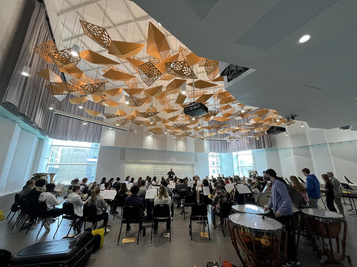 RedOakBand's tweet photo. First morning of rehearsals for our eleven students participating in The University of Iowa Honor Band! https://t.co/UXuuvQpj24