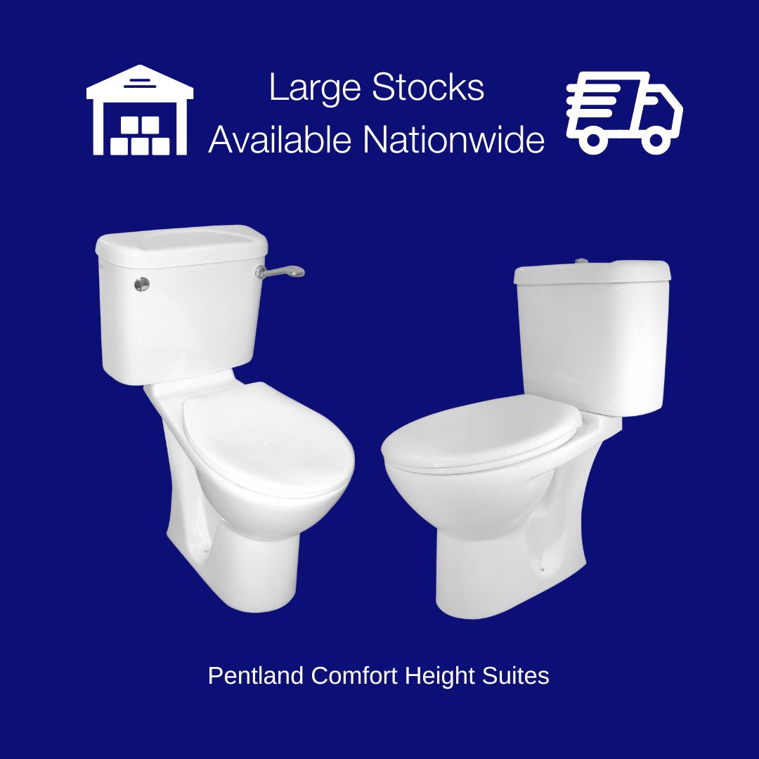 ⏱️Do you need a Comfort Height W.C. Suite hastily❓We have large stocks nationwide of our Eclipse, Comfort Height Close Coupled W.C. Suite collection. 

Enquire now: ow.ly/TvcU50MA7kh

#toilet #toilets #sink #basin #independentliving #elderlypeople #disability