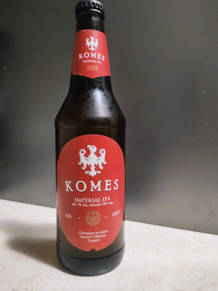 BojanowskiMarek's tweet photo. #241
🍺 Komes Imperial IPA
🇵🇱 Browar Fortuna
Imperial IPA
Alk. 7.0%
Ekst.wag. 18.0
3.5/5
#craftbeer #polishbeer #komes #ImperialIPA #browar #Fortuna #beerpics #hops #Azacca #Oktawia #Cascade #beergeek #beertography #wroclaw https://t.co/yJrFnG3aQD