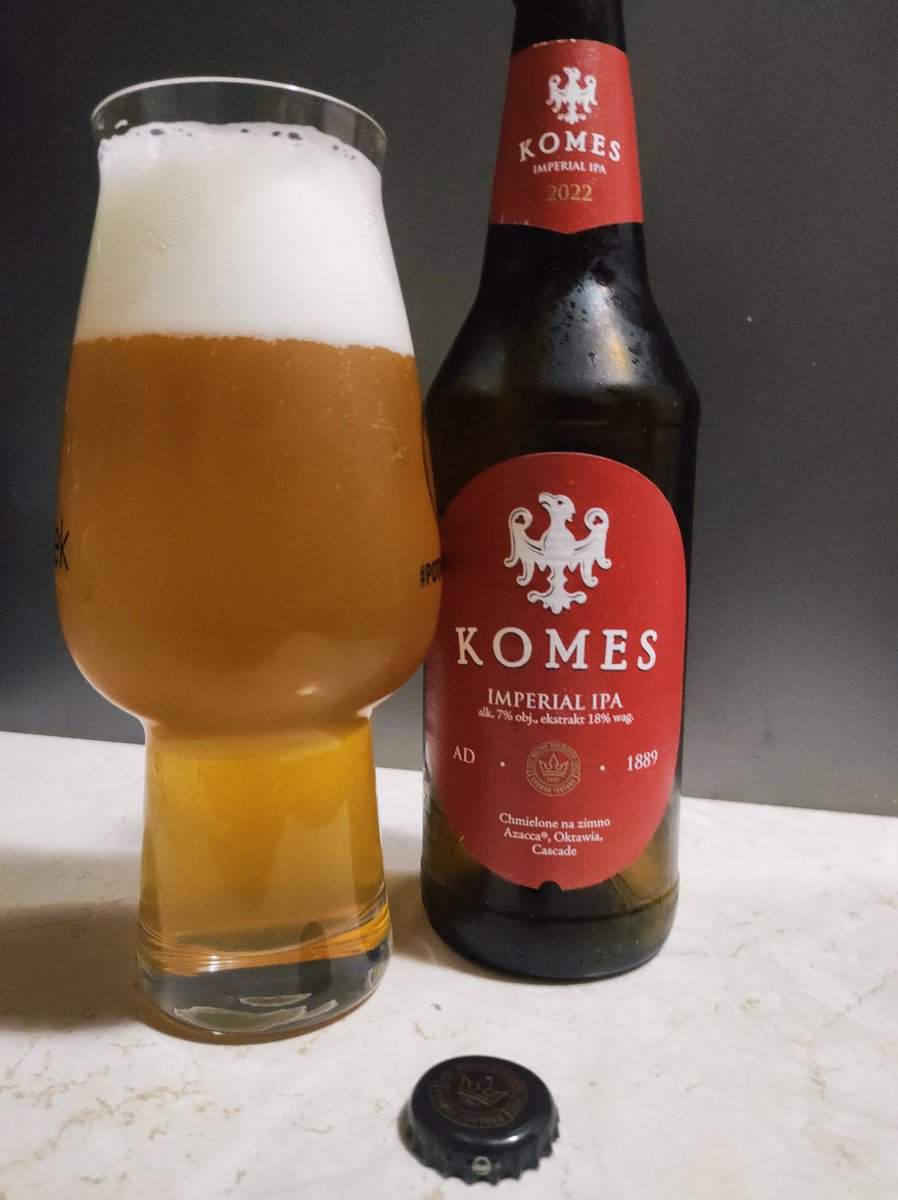 BojanowskiMarek's tweet photo. #241
🍺 Komes Imperial IPA
🇵🇱 Browar Fortuna
Imperial IPA
Alk. 7.0%
Ekst.wag. 18.0
3.5/5
#craftbeer #polishbeer #komes #ImperialIPA #browar #Fortuna #beerpics #hops #Azacca #Oktawia #Cascade #beergeek #beertography #wroclaw https://t.co/yJrFnG3aQD