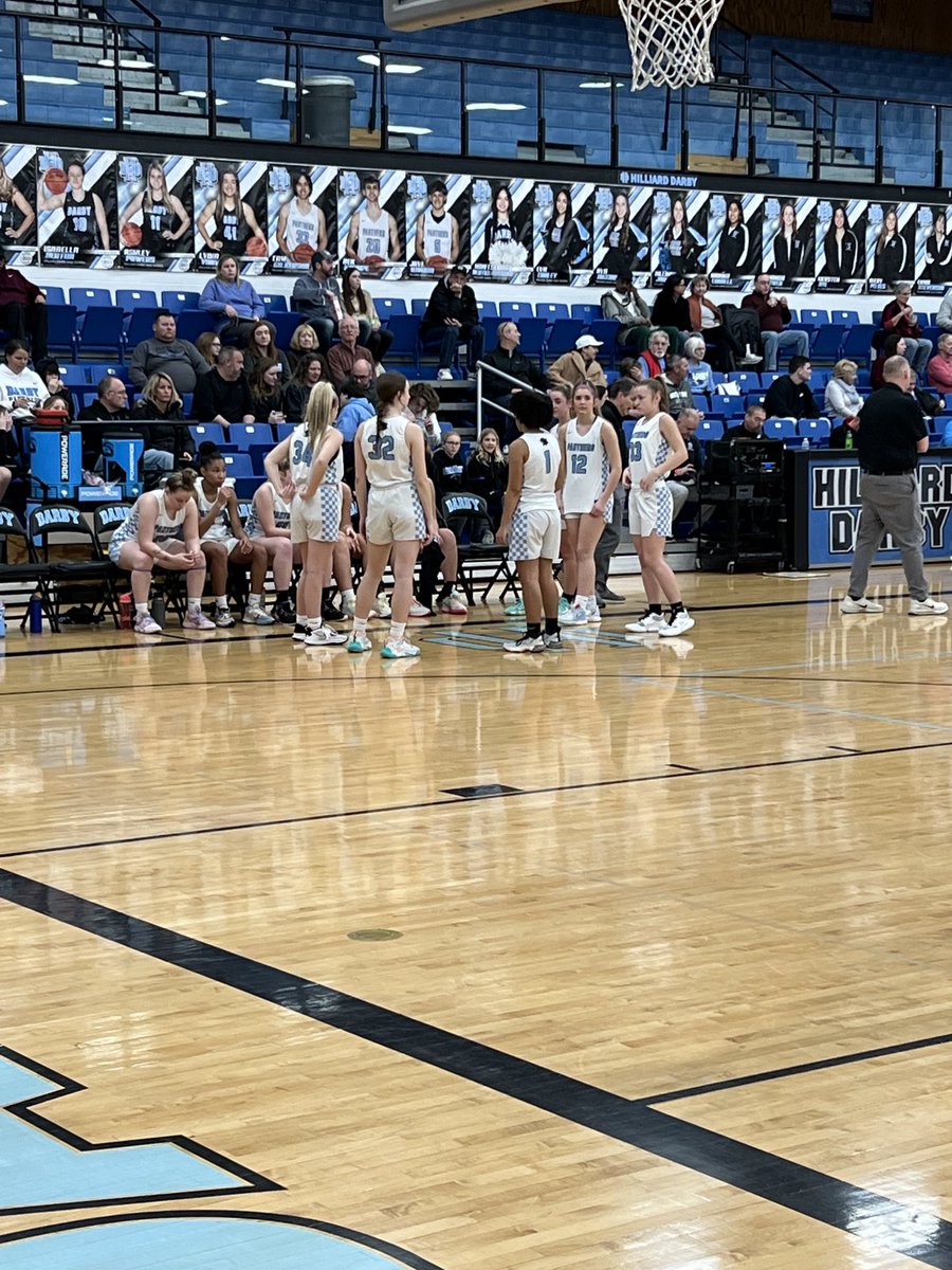 OHSAA sectional basketball today. ⁦<a href="/darbygbk/">Darby Girls Basketball</a>⁩ vs Newark. Let’s go Panthers! ⁦<a href="/HDarbyAthletics/">Darby Athletics</a>⁩