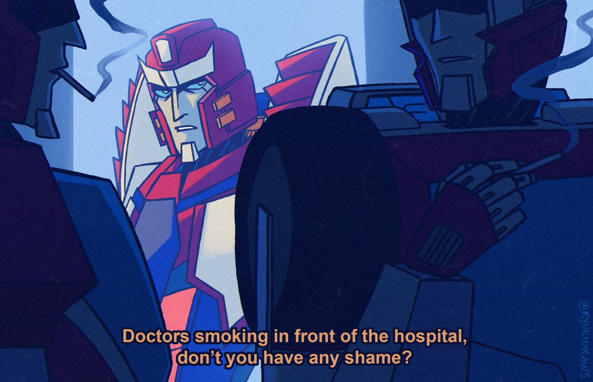 ryukidraws's tweet photo. Cybertron - 4 million years ago / Messatine - present day
Excessive stress leads to bad habits, doesn't it? I've listened to this song way too many times.
https://t.co/MJI8KnWuf2
#transformers #maccadam #tfpharma #mtmtepharma #tfoc #transformersoc https://t.co/Hxj3pvFQzv