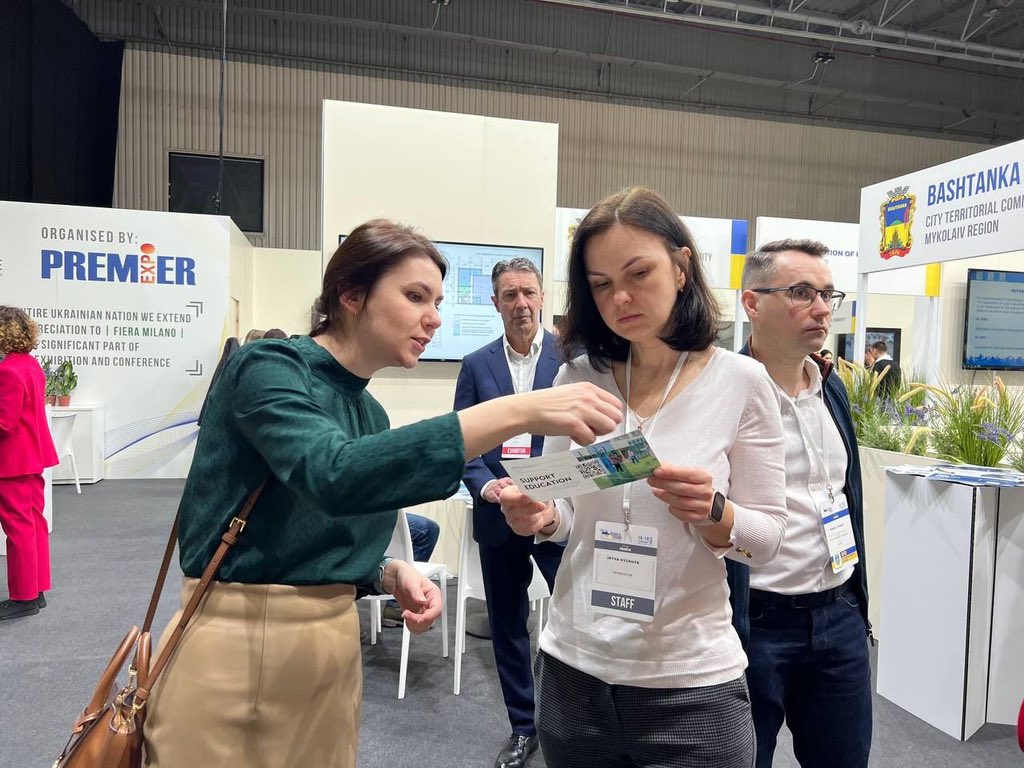 IrpinIn's tweet photo. We are sure that the presentation of @IrpinIn on an international platform will provide an opportunity to attract investors who will be able to help in the reconstruction of educational institutions in Irpin. https://t.co/5e3mI4LoYH