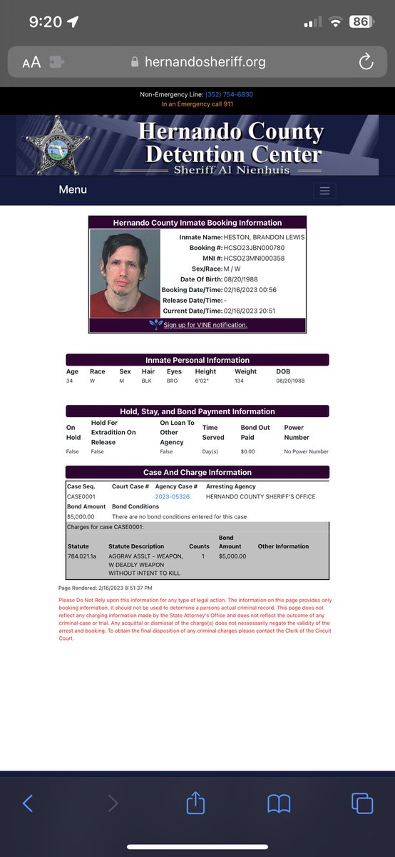 HippyMomma3's tweet photo. Finally had him arrested! I’m done being abused! https://t.co/NGSyDKXQC1