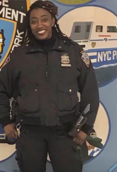 NYCPBA's tweet photo. Today we said our final goodbyes to our @NYPD50Pct sister P.O. Daphina Salomon, a 21-year PBA member who lost her battle with pancreatic cancer last week. Please keep her family and friends in your prayers. #RIP https://t.co/zgGR8Xo3R4