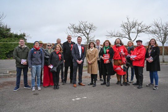 Labour wins through hard work at every level, on doorsteps and streets in every town. Great to be out talking with residents this afternoon with @CllrTomHayes and @BournemouthLP. Bournemouth needs Labour MPs and a Labour government.