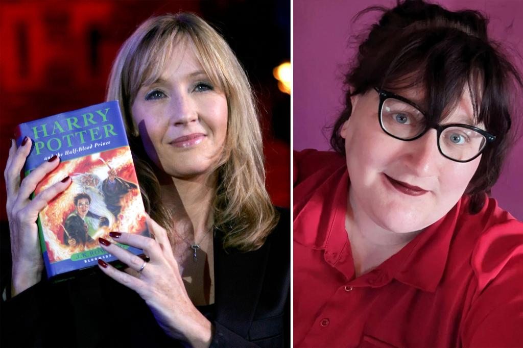 nypost's tweet photo. Trans author Gretchen Felker-Martin said she wants to slit J.K. Rowling’s throat in since-deleted tweet https://t.co/LClKfKIOou https://t.co/zZm81wWB1W