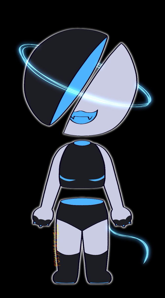 Foxxymaxwell's tweet photo. I haven’t named it yet help,, anyway heres a toy version teehee #backfirewall_ https://t.co/F6HZnpcips