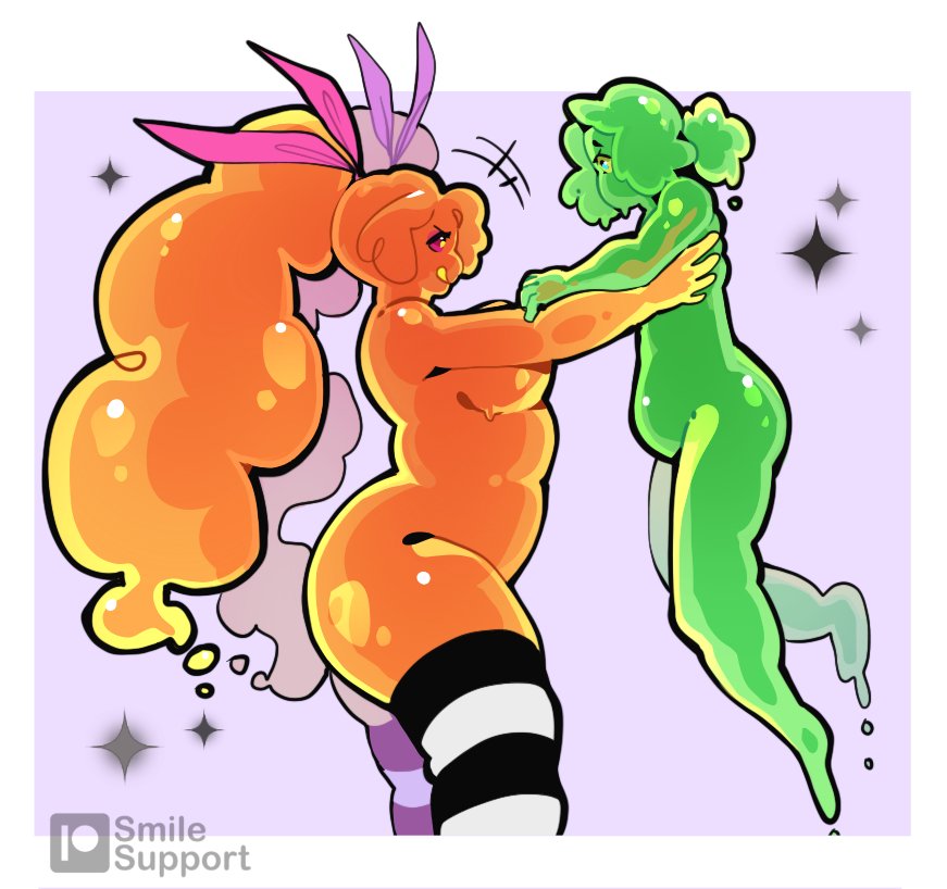SmileSupp0rt's tweet photo. Slime girl #vore! https://t.co/BVcDFajm9c