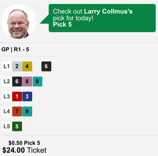 FanDuel_Racing's tweet photo. .@larrycollmus is 3 for 3 today at @GulfstreamPark! 💰 #GoLarry
Play along with Larry in Race 4 and tune in to @fandueltv for his insights on the field at https://t.co/7YhWIhX9sm or the TVG mobile app ⬇️
https://t.co/GLxTREyhdo https://t.co/9xfeUV3CbB