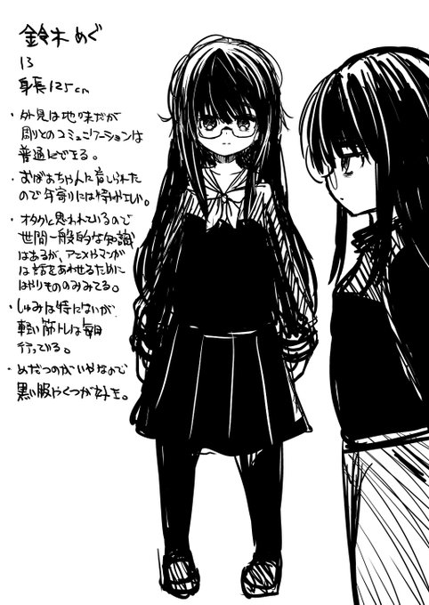 たまにはロリキャラの設定とかいかがでしょうか?(話は特に考えてませんがとりあえずこの子は色々達観してます) 