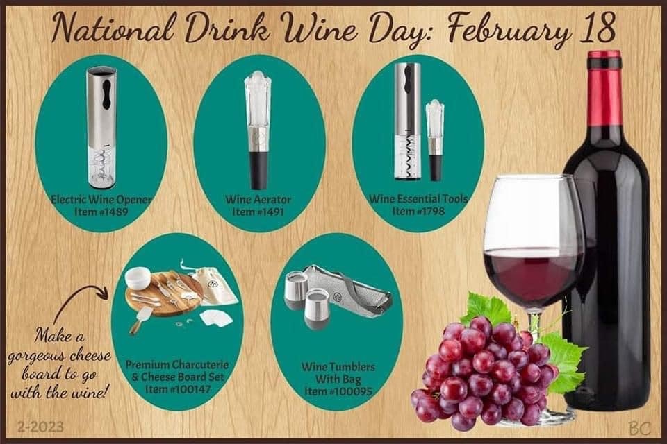 SbsmackySusan's tweet photo. Today is National Wine Day! Do you prefer red or white? Sweet or dry? Either way, you NEED these!! https://t.co/eThCQN4loR