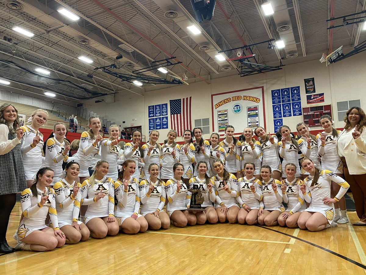 Congratulations to <a href="/adams_cheer/">Rochester Adams Cheer 💍💍💍</a> on winning the district title in one of the toughest districts in the state. They finished with a score of 791.82 while winning all 3 rounds. Highlanders Rising! <a href="/MIPrepZone/">MIPrepZone</a> <a href="/OAAathletics/">OAA Athletics</a>