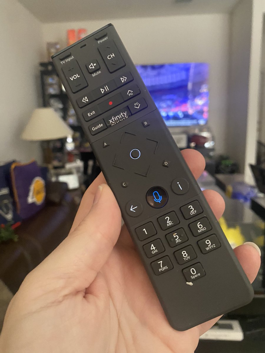 The great thing about this little guy here is I press that Microphone Button and tell him what I want to see!! Boom <a href="/Xfinity/">Xfinity</a>, #Xfinity, and #ad Make it an Xfinity Weekend