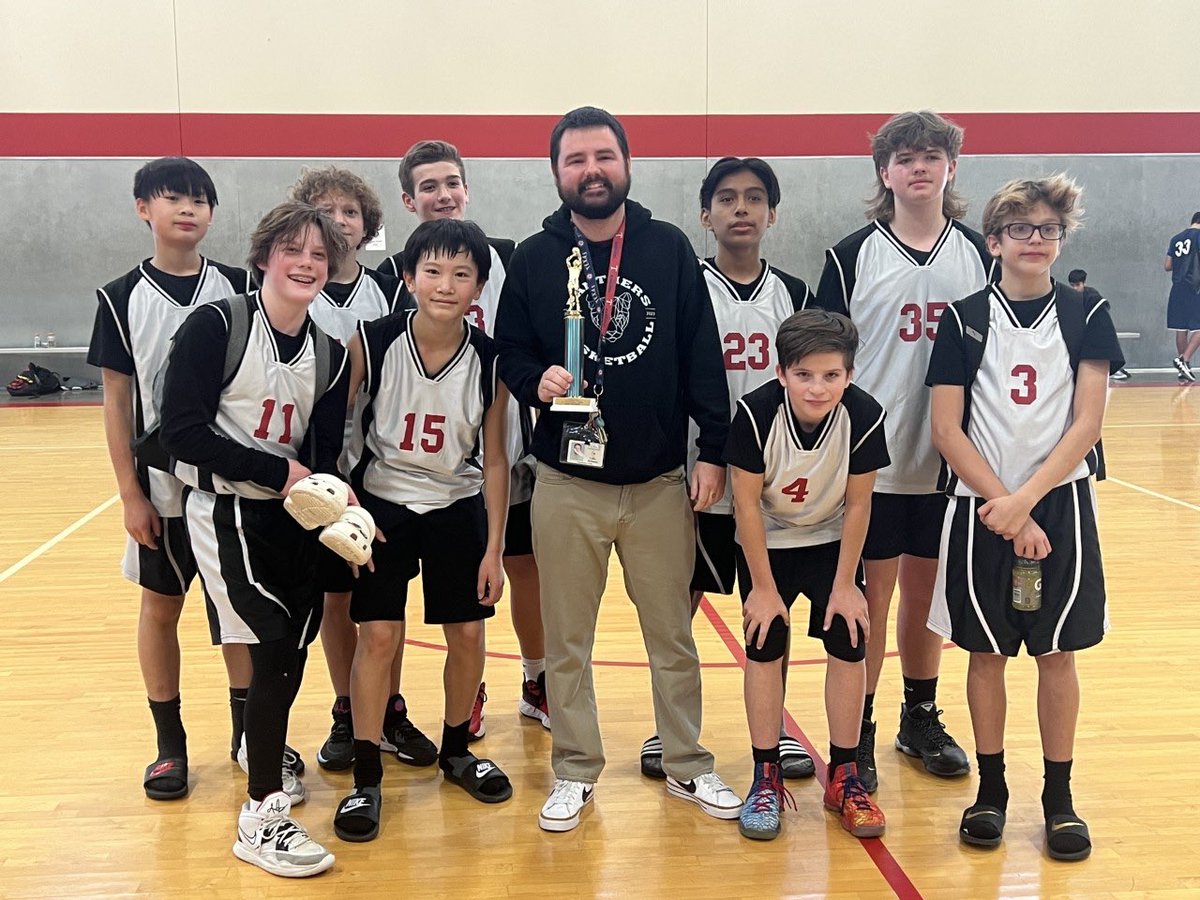 3rd place for our 7th grade B team boys!! So proud of this team who worked hard everyday and beat out two teams that were ranked higher than us!! Can’t wait to see what they do next season! <a href="/PISDAthDept/">Plano ISD Athletic Department</a> <a href="/SchimAthletics/">Schimelpfenig Athletics</a>