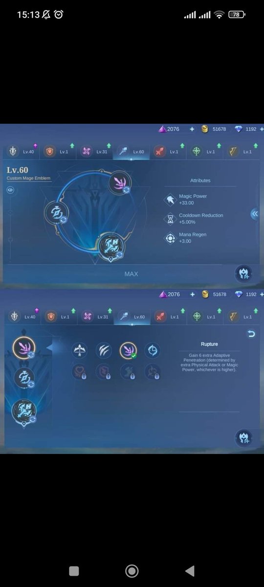 RenanStevan's tweet photo. Novo sistema de emblemas!!! No servidor avançado!! 
A primeira vista, bem minimalista e sinceramente feio! Mas se for deixar o jogo mais otimizado que venha mesmo assim.(os níveis serão mantidos na troca!)
#MLBB 
#MobileLegends 
#MobileLegendsBangBang 
https://t.co/lHKSPKtxYp https://t.co/4ECzZ33koH