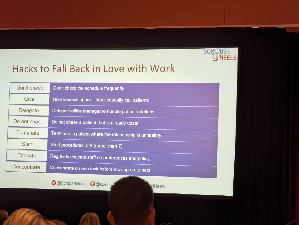 PolypPicker_MD's tweet photo. @MccutchenDr amazingly discussed, " having it all." @ScrubsNHeels summit. Be okay with taking care of yourself first. Shift your mindset. Laugh and learn from your experiences.  Find joy in various aspects of your life. https://t.co/WG56Ud0uIa
