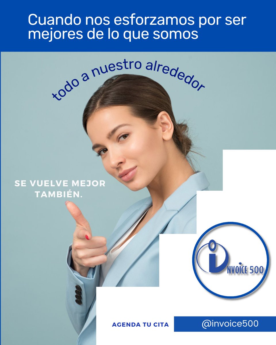 invoice500's tweet photo. Cuando nos esforzamos por ser mejores de lo que somos, todo a nuestro alrededor se vuelve mejor también. -Paulo Coelho

Contacto: 
📞+1.770.292.8324
📞+1.213.418.7755
📧info@invoice500.com

#hoy #promociones #lonuevo #lomasviral #entendencia #viralpost #lomasvisto s https://t.co/rHBGik4Up1