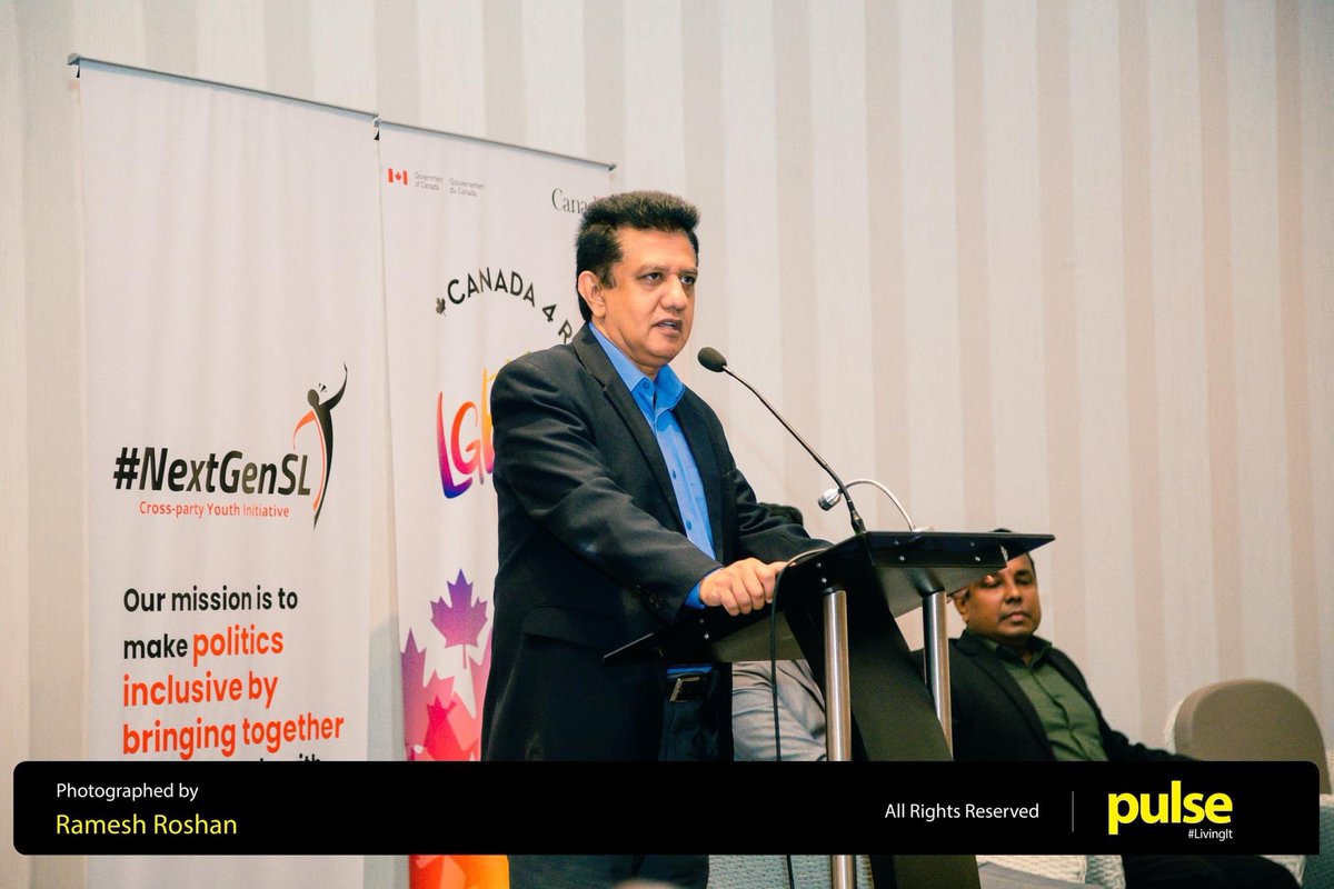 charith9's tweet photo. I comment on the private member bill proposed by MP Dolawaththa on the rights of the LGBTQ community at the discussion forum organised by #NextgenSL, last week in Colombo.I mentioned that we will positively & proactively participate when the bill will be debated in @ParliamentLK. https://t.co/yawbTzCJ5b