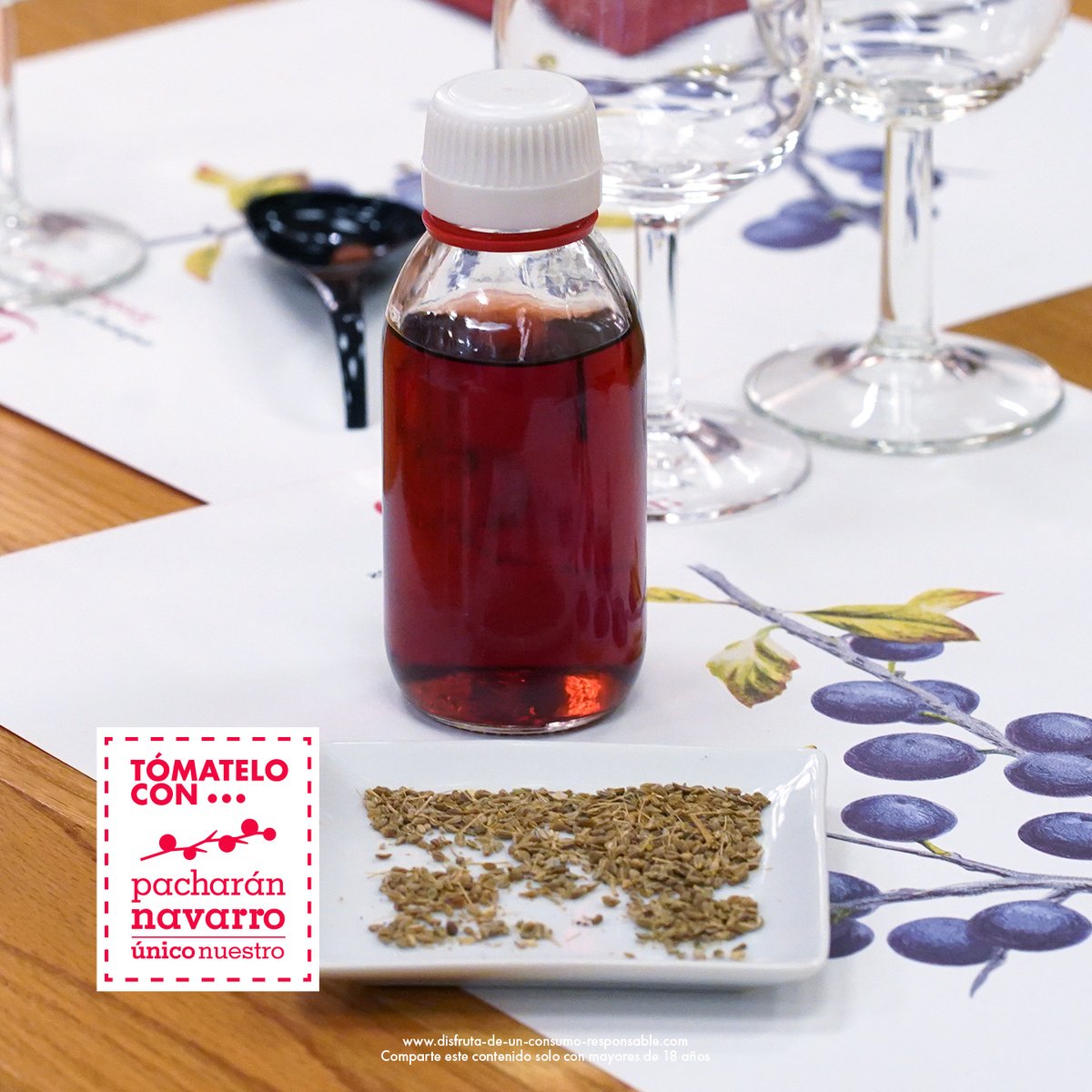 El anisado con el que se elabora el Pacharán Navarro se realiza con aceites esenciales que se obtienen a partir de pequeñas semillas de anís. Sí, esas que quizás hayas probado en alguna infusión. 
👍🏻 COMPARTE ♥️
#pacharan #pacharannavarro #licor #endrinas