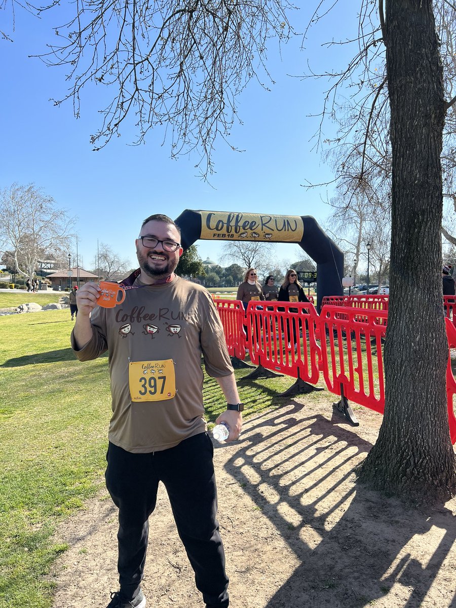 Jim_C_Morrison's tweet photo. Completed the Coffee Run 5k this morning for the first 5k race done of the year ☕️✅ Preparation for a half marathon in the fall🏃🏻‍♂️🍂 https://t.co/zokXXnwiuO