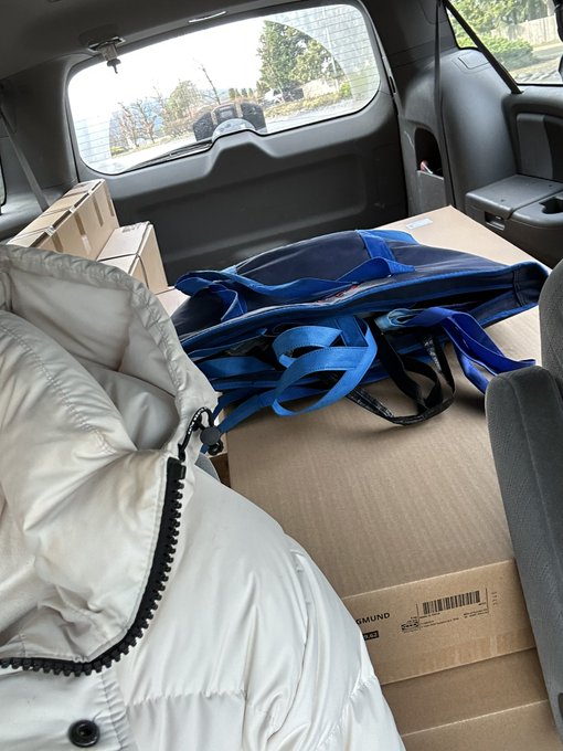 Just picked up a bunch of furniture for my new houseeee 🥰 can&rsquo;t wait for you guys to see what mischief