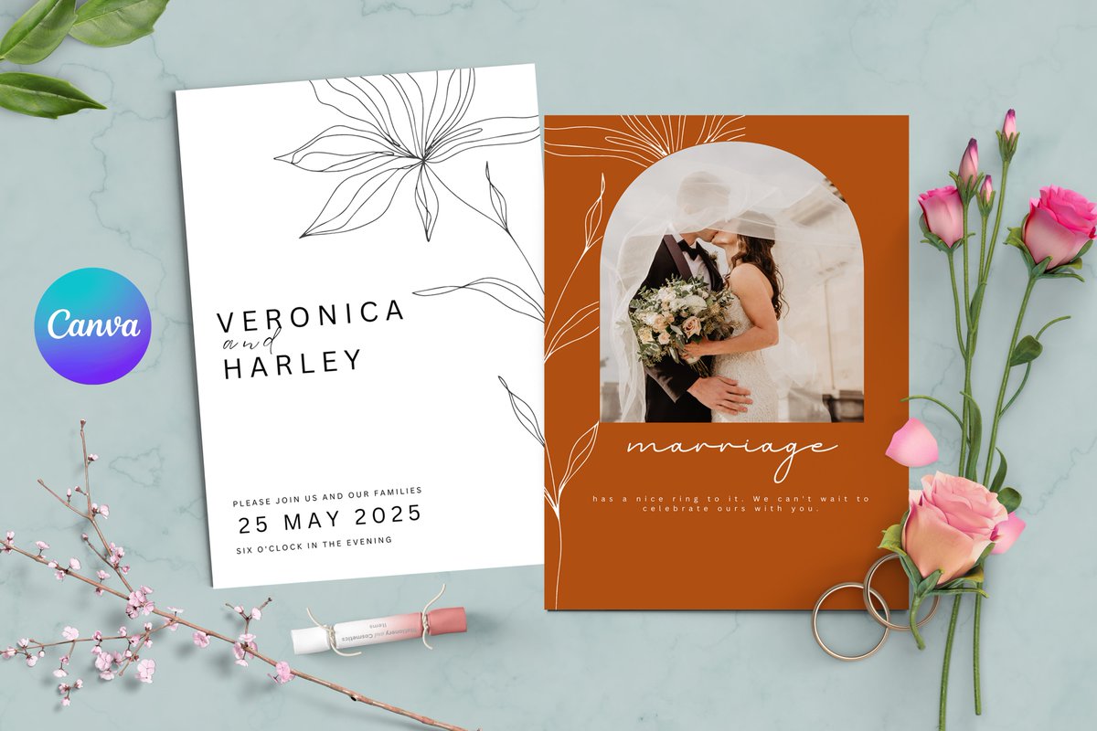 AbsoluteprettyC's tweet photo. Hello,come grab your minimalist digital wedding card template set now with customizable text, photo, and everything else.

#etsy #etsyuk #etsysellers #etsyus
#etsylover #etsygift #etsy #etsyshop 

https://t.co/ShyGWU3qBp https://t.co/i0Px1nYwzE