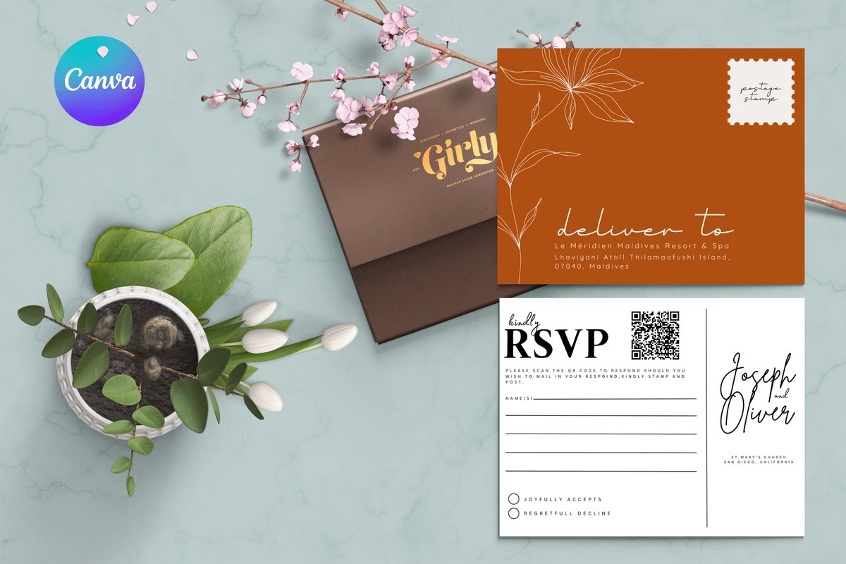 AbsoluteprettyC's tweet photo. Hello,come grab your minimalist digital wedding card template set now with customizable text, photo, and everything else.

#etsy #etsyuk #etsysellers #etsyus
#etsylover #etsygift #etsy #etsyshop 

https://t.co/ShyGWU3qBp https://t.co/i0Px1nYwzE