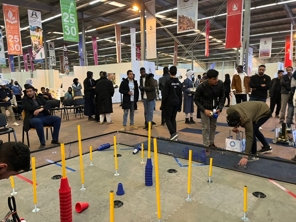FTCLibya's tweet photo. Photos from Day 2 (official day) in #Sahba local robotics qualifiers 🤖❤, good luck to all teams and we wish you an exceptional, fun, and full of learning and exploration experience.
#robotics #stem #education #science #Lybotics #Libya #youth #sdgs https://t.co/T4OLZsEi9a