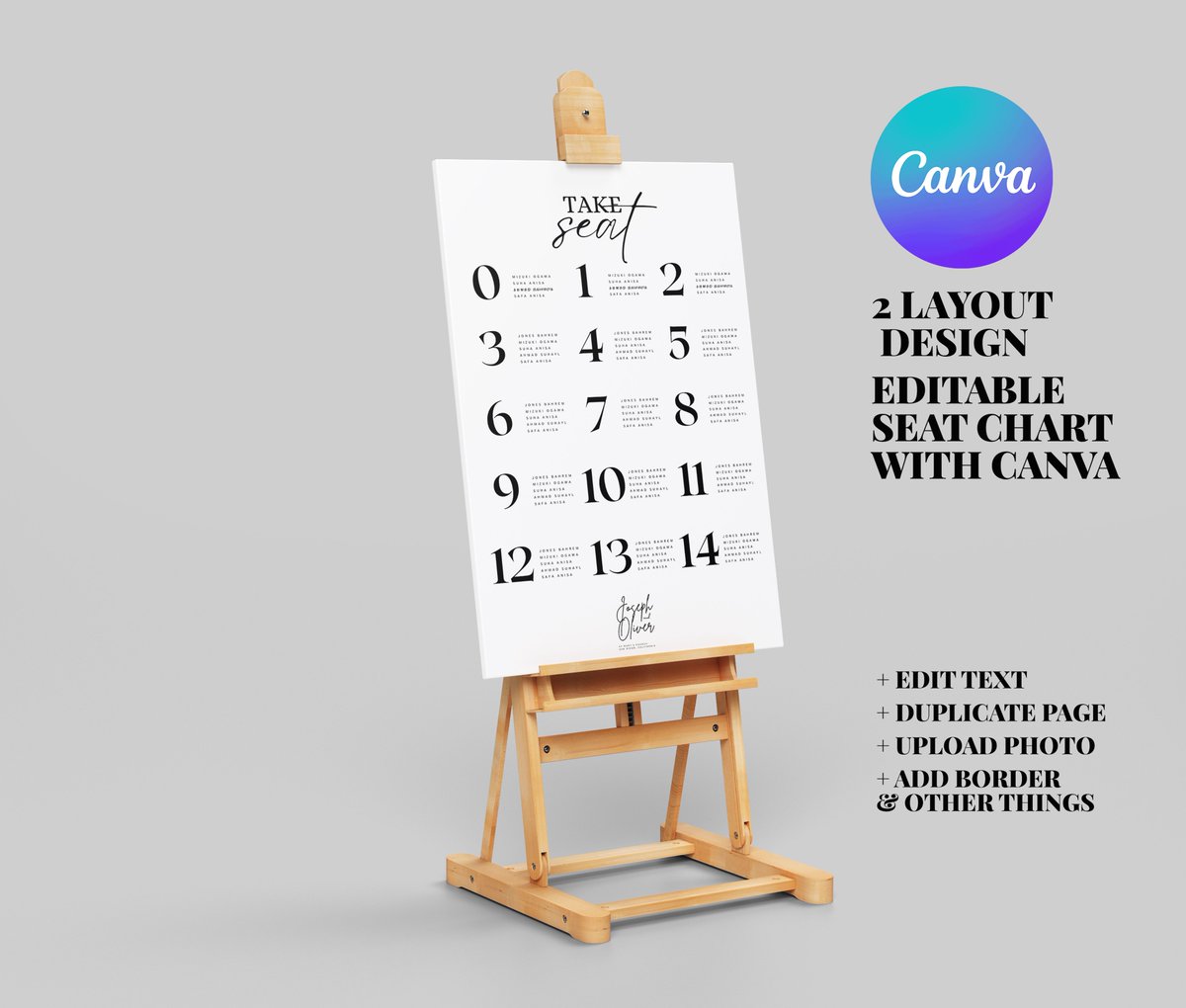 AbsoluteprettyC's tweet photo. Hello,come grab your minimalist digital seating chart template set now with customizable text, photo, and everything else. 

#etsy #etsyuk #etsysellers #etsyus
#etsylover #etsygift #etsy #etsyshop 

https://t.co/vyIyUaMyeZ https://t.co/GxcwaZjdei
