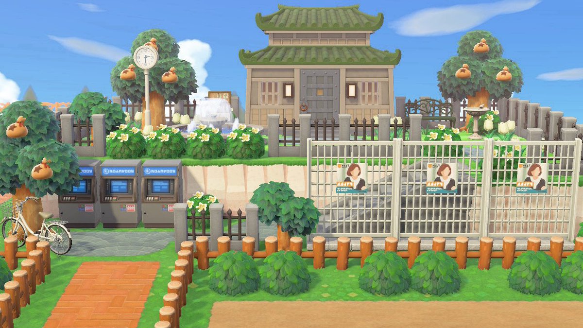 danicrossin's tweet photo. I made a bank for Gala 💚💸💰 #happyhomeparadise #acnh #AnimalCrossing #AnimalCrossingNewHorizons https://t.co/qr0zKYrOEd