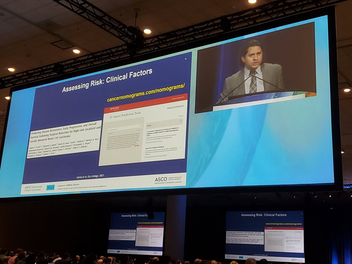 .@MattZibelman provides in depth analysis of available adjuvant data in #kidneycancer Looking across tumor types shows just how long we may have to wait to see OS. Lots of shared decision-making will be needed in the meantime. We need to inform and listen to our patients #GU23