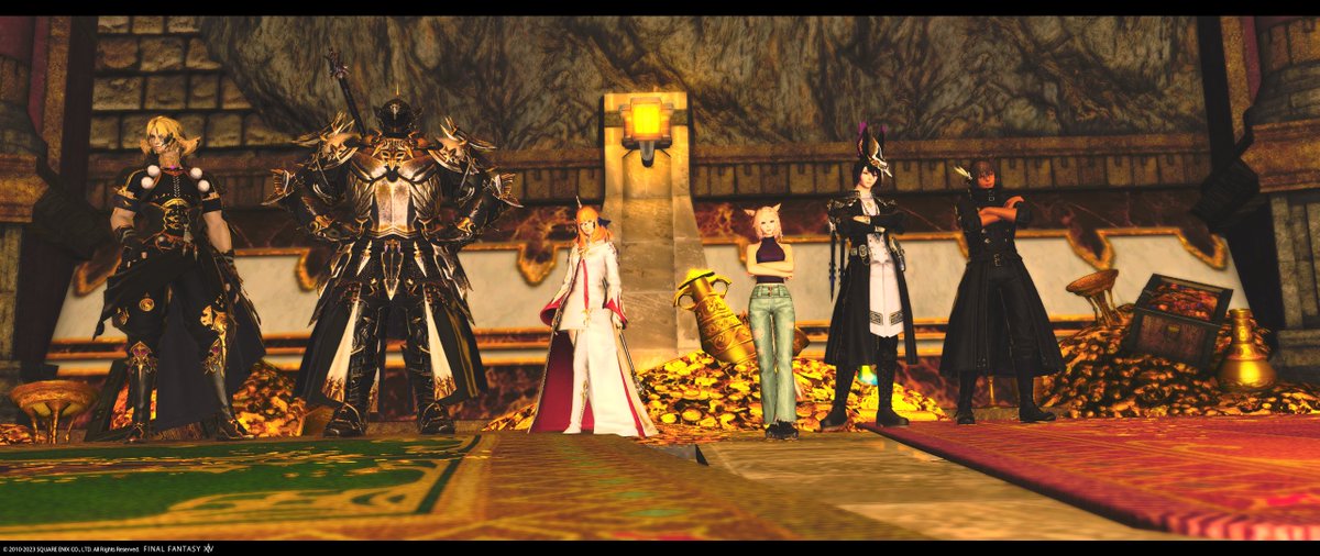 kanato_pb's tweet photo. #ff14 #PLEIABell #PBellの日常
突発蒼天宝の地図＾～
蒼天3.0突破したFCメンバーが居たので、記念に宝の地図を突発開催
2枚目で宝物庫空いて、4枚目で完走するとかいう強運FCメンバー達( 'ω') https://t.co/yYZjrQocRR