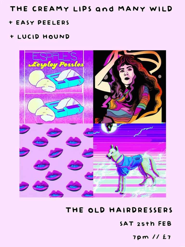 Only one week away until we play this belter of a gig! Big noise is going to be coming from the Old Hairdressers and we can't wait x