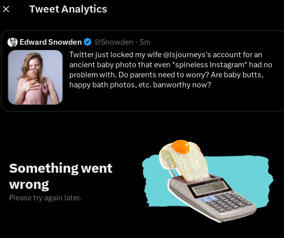 Edward Snowden tweet media