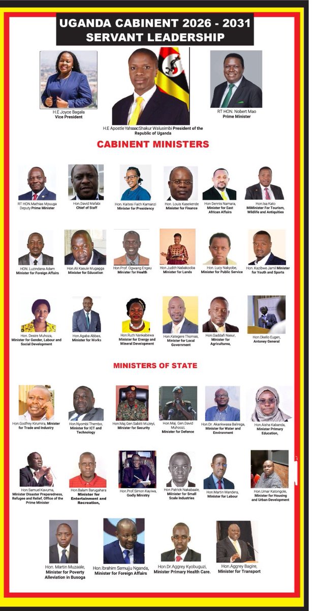 1986Generation's tweet photo. Congratulations servant leaders upon your new assignments come 2026 @ShakurWalusimb1 @StateHouseUg @AdamlBuyinza @DESIREtheFARMER @FaceOfUganda @kirunda_faruk https://t.co/Z2hbgZ4yED