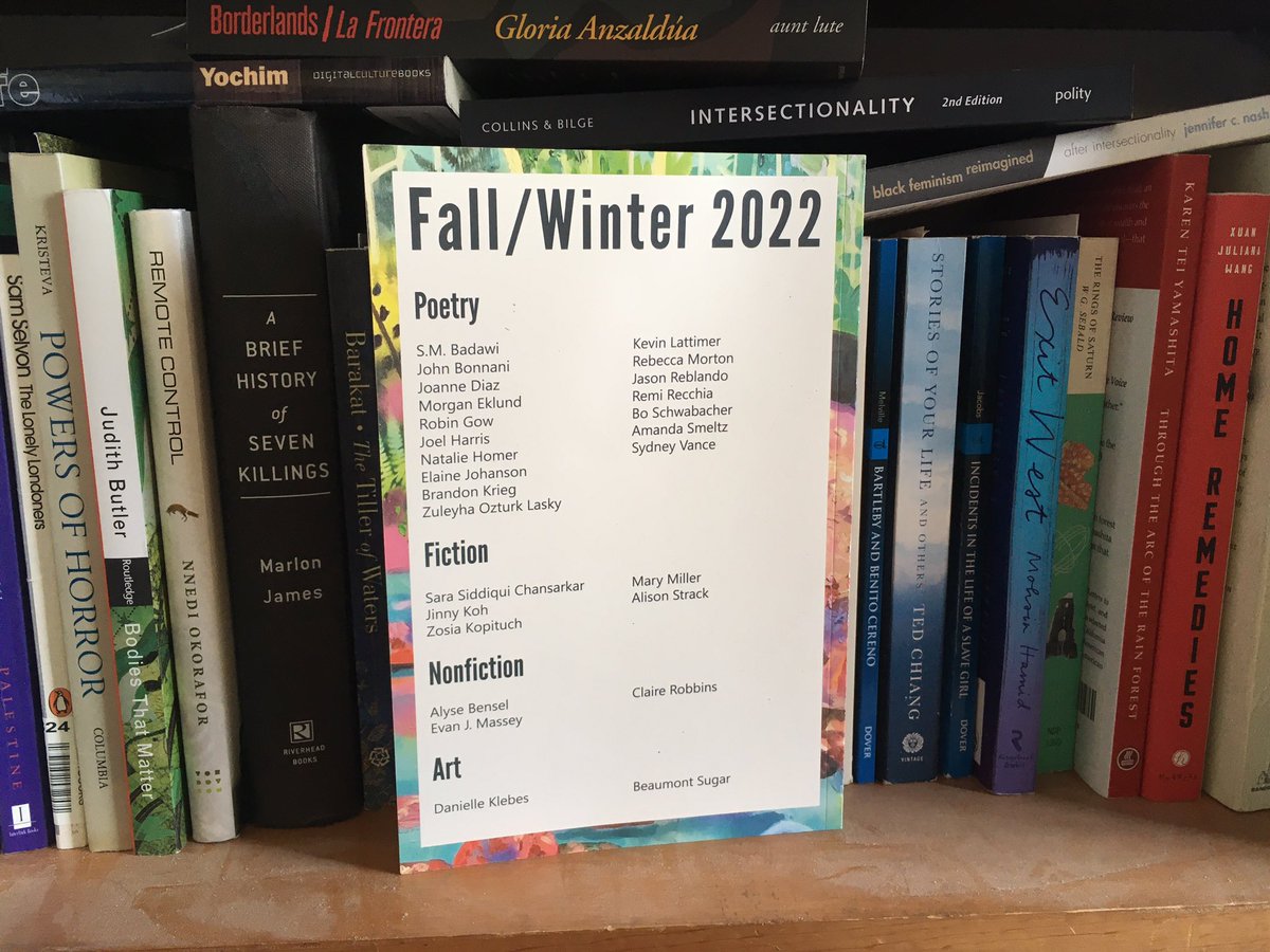 thurbad's tweet image. Officially my last issue as Fiction Editor at Cream City, and it might be my favorite out of all of them. Every story is amazing. It was such a pleasure to work with @PunyFingers, @AlisonMStrack, @JinnyKohHong, Mary Miller and Zosia Kopituch. And check out that great cover!