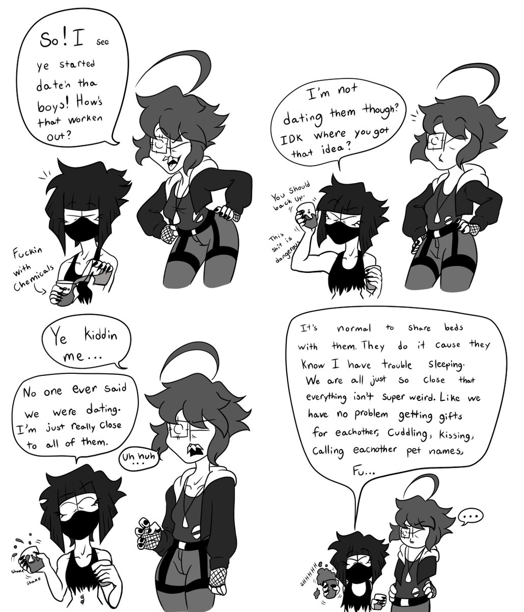Green___y's tweet photo. Smart with science stupid with people.
I'm trying to make more comics finally
Ebony -> @beemer0822 
#Madnesscombat #MadnesscombatOC #Polycombat https://t.co/AIceAyULtg