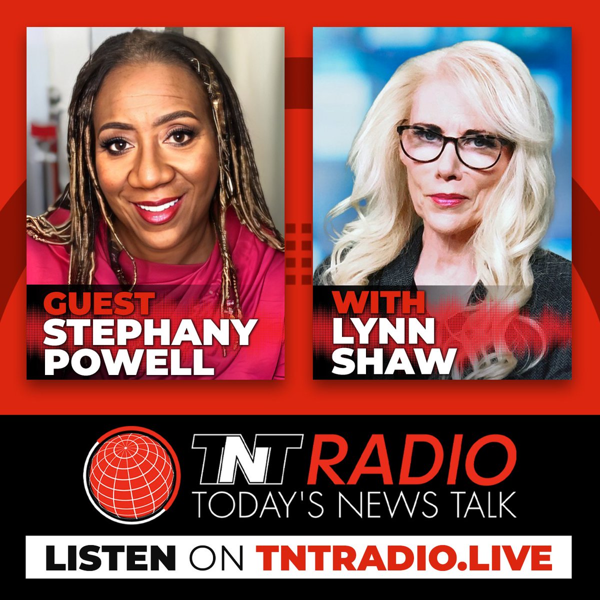 Dr Stephany Powell discusses the unjust treatment of Black women & girls who are victimized in the sex trade on Lynn’s Warriors with Lynn Shaw on TNT Radio.
#listenlive tntradio.live @stephany_dr 
2PM (NEW YORK) 7PM (LONDON) 5AM (BRISBANE)
#tntradiolive #lynnswarriors