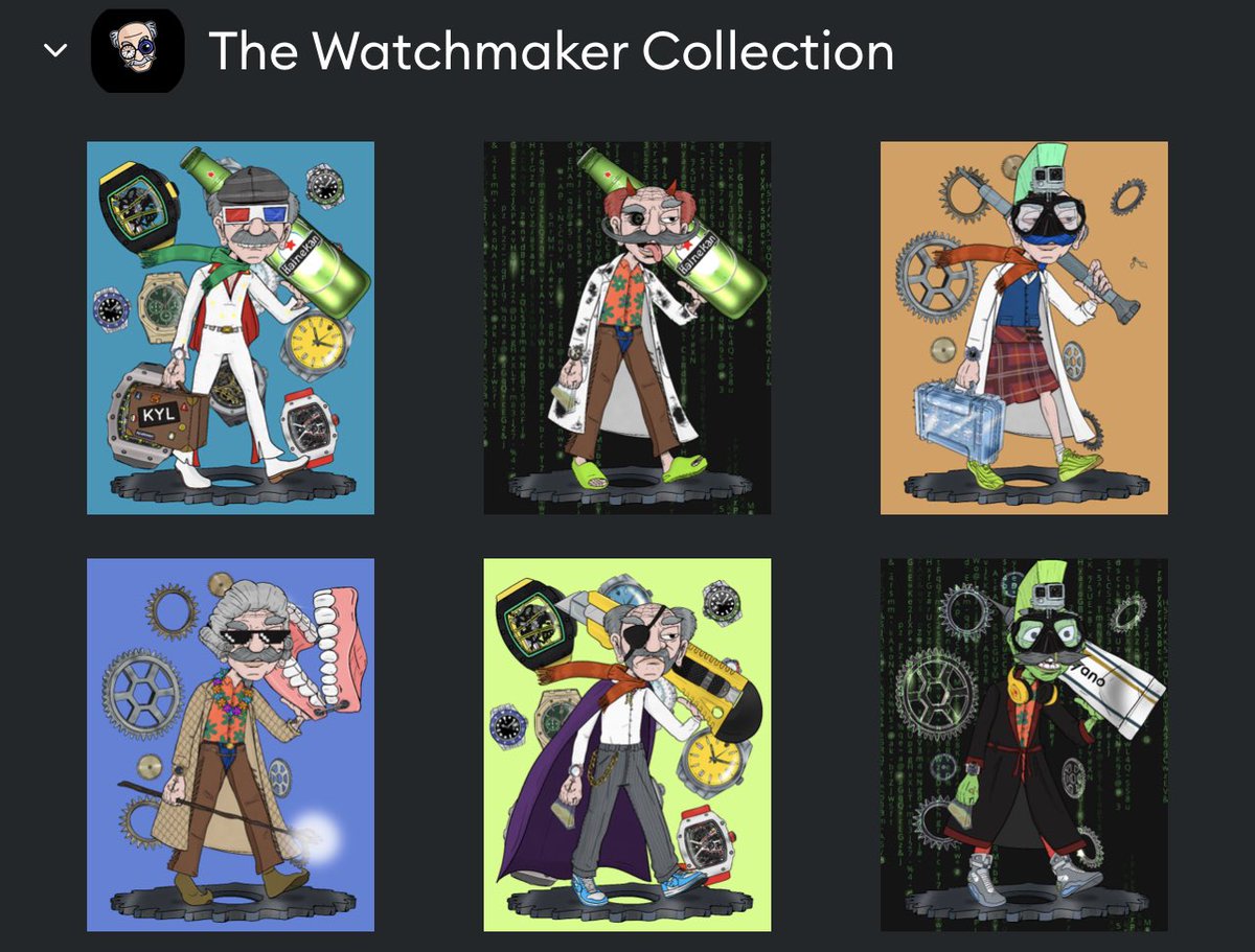 williambc_NFT's tweet photo. @TWMnfts LFG 💪🏽
#TWMnfts #thewatchmaker https://t.co/CfJ2HotymH