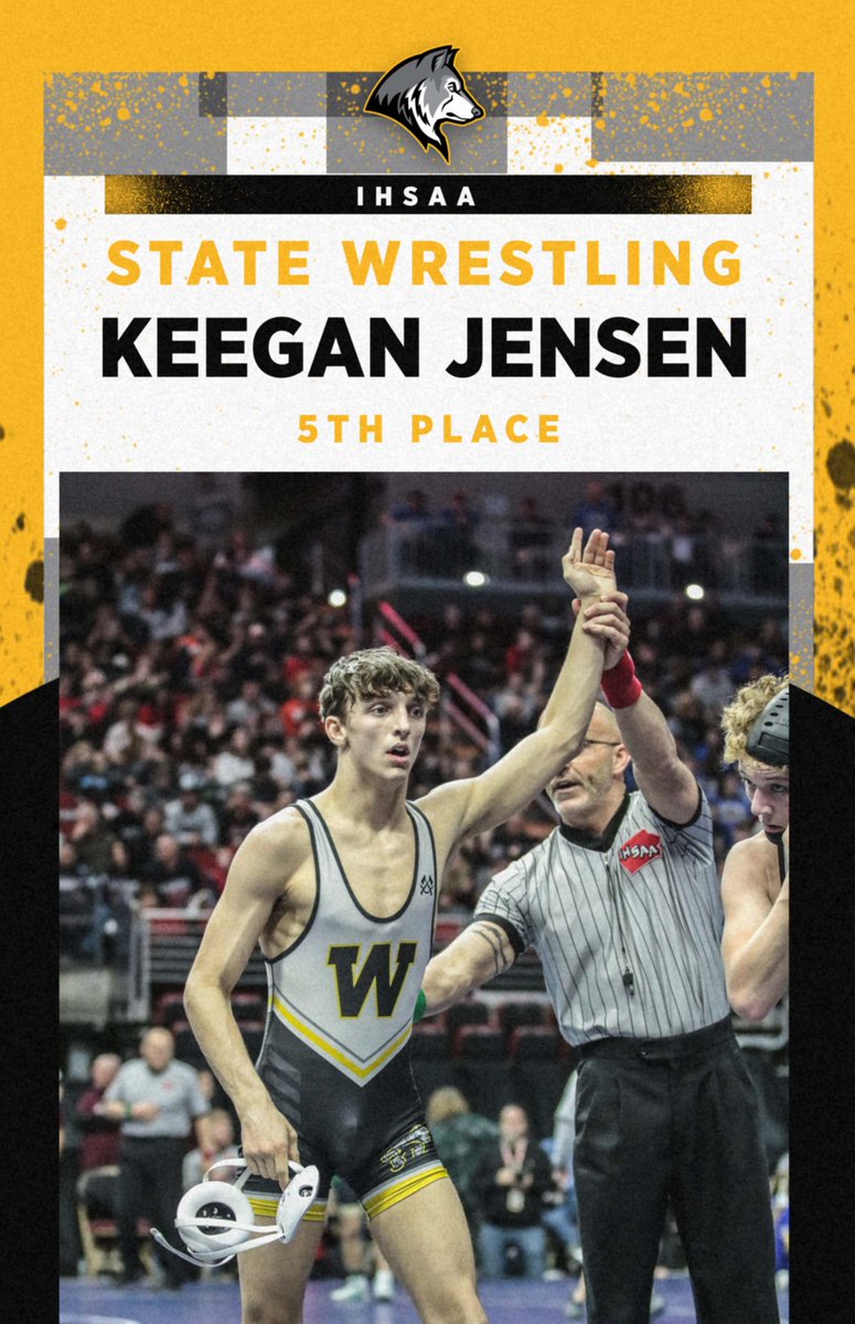 WintersetHusky's tweet image. At 138 pounds Keegan Jensen finishes his season with a 5th place State medal!  Keegan completes his senior campaign with a 44-6 record!  Congrats on a great season and career!