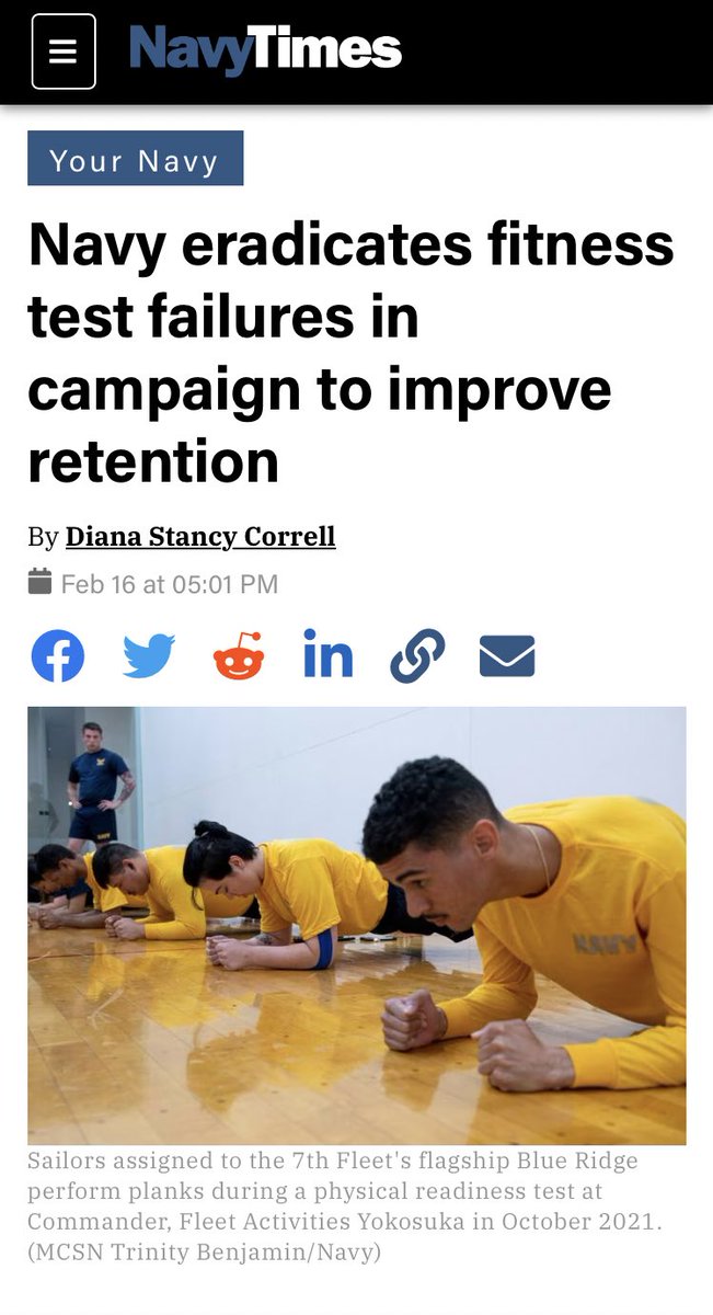 BowTiedRanger's tweet photo. We’re at the “physical fitness is optional” phase of the military recruitment crisis https://t.co/NWP35DBg5f
