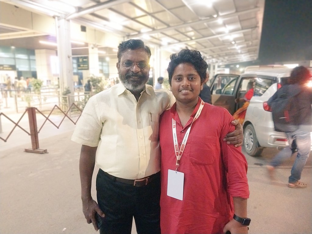 imAmitPrakash's tweet photo. Met TamilNadu's famous leader and Member of Parliament from Chidambaram @thirumaofficial ji at the 11th convention of CPI(ML) in Patna 

#tamil #tamilnadutourism #MP https://t.co/5iHczXSXQG